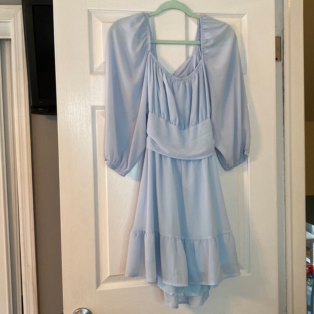 Powder blue dress